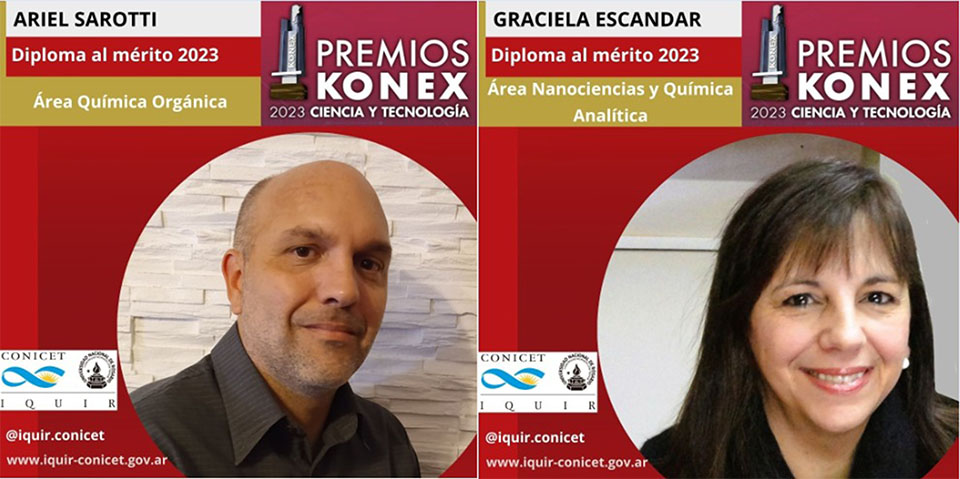 Dos miembros de nuestro Instituto han sido galardonados con los Premios Konex