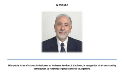 Homenaje de ARKIVOC al Prof. Dr. Teodoro S. Kaufman
